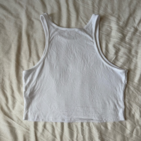 Free People White Ribbed Tank Top - Picture 8 of 8
